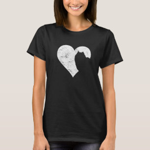 Valentine's Day Cute American Eskimo Dog Lover Dog T-Shirt