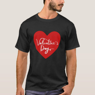 Valentine's day cute red heart T-Shirt