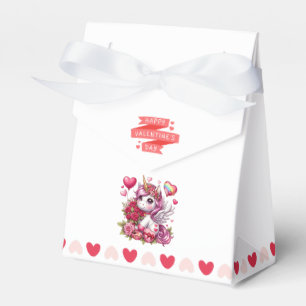 Valentine's Day cute unicorn Favor Boxes