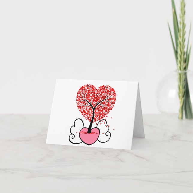 Valentines day cute valentines day gifts. thank you card (Front)