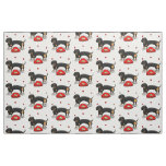 Valentine's Day Dachshund (black &amp; tan) - Cute dog Fabric