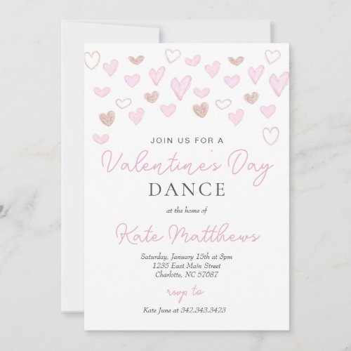 Valentines Day Dance Invitation