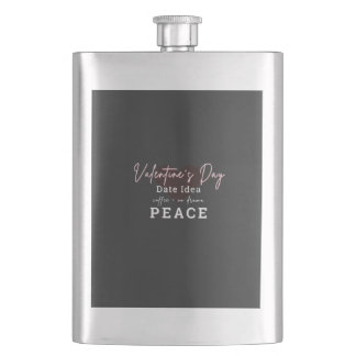 Valentines Day Date Idea, Coffe No Drama Peace Flask