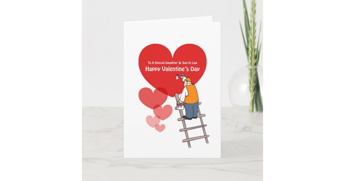Valentine's Day Daughter & Son In Law Cards | Zazzle