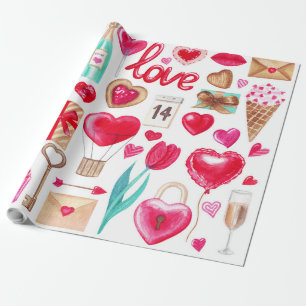 Valentines Day Designs Wrapping Paper