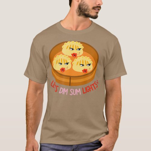 Valentines Day Dim Sum Funny Graphic Dumplings T_Shirt