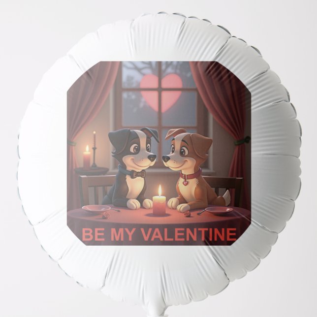 Valentines Day Dinner 4 2 Balloon (Front)