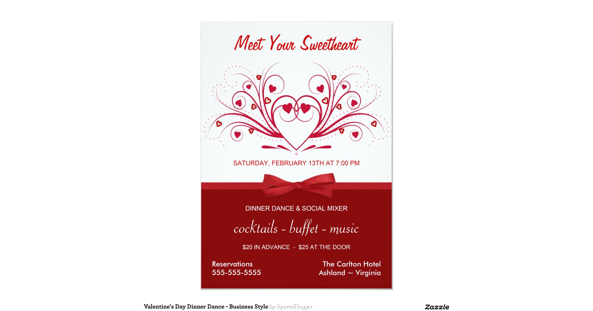 Valentine's Day Dance Invitations 9