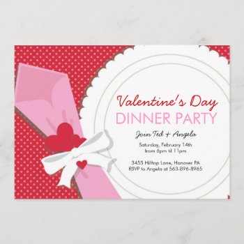 Valentine's Day Dinner Party Invitation by NanandMimis at Zazzle