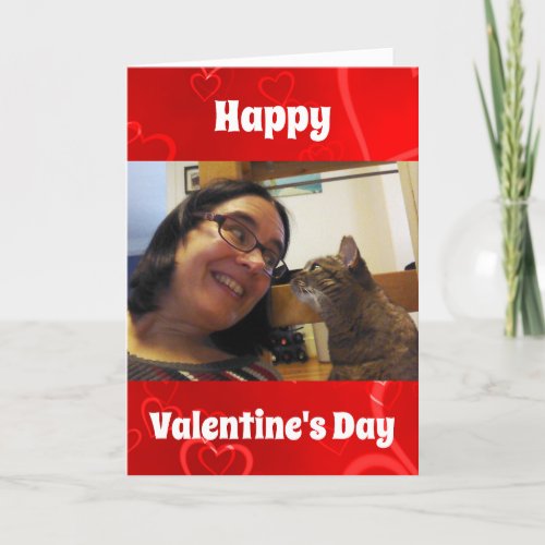 Valentines Day Dog Cat Pet Dad Mom Photo Holiday Card