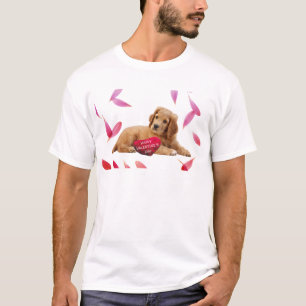 Valentine's Day Dog Photo T-Shirt