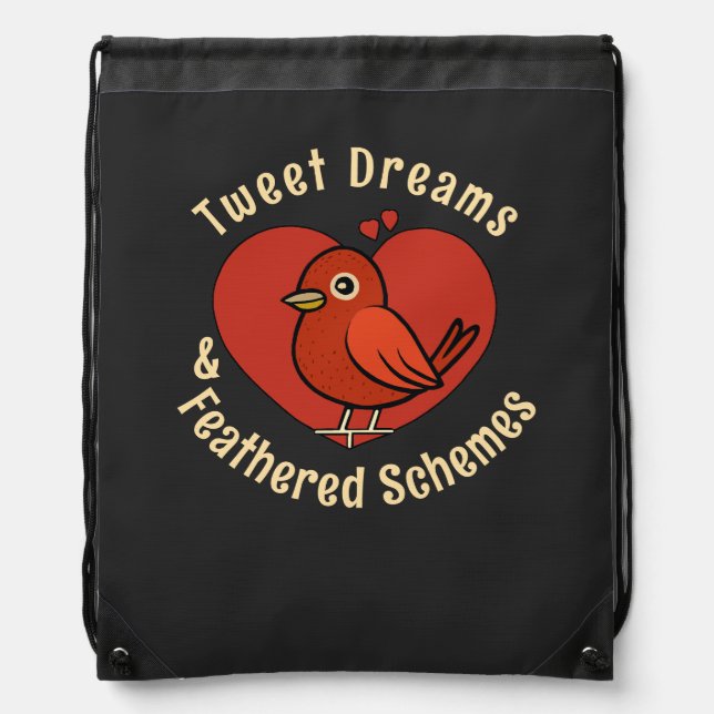 Valentine's day drawstring bag (Front)