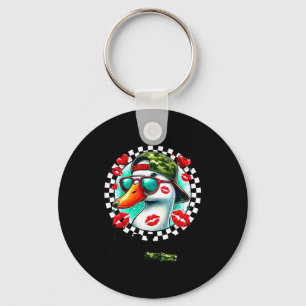 Valentine's Day Duck Hunting Camo Call Me Toddler  Keychain