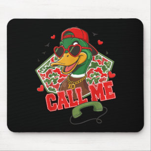 Valentine's Day Duck Hunting Camo Call Me Toddler  Mouse Pad
