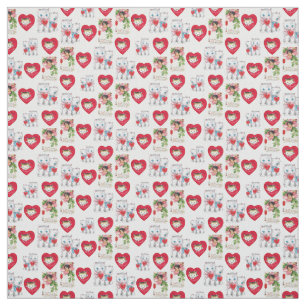 Valentine's Day Fabric
