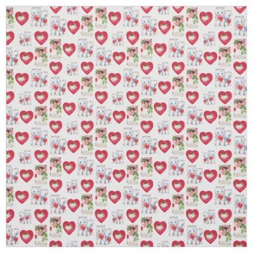 Valentine's Day Fabric