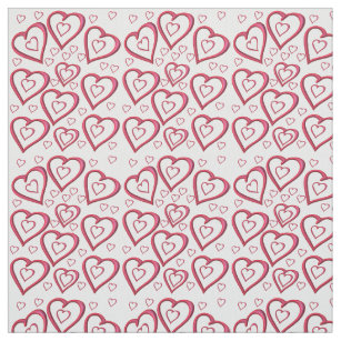 Pastel Color Candy Hearts Valentine's Day Fabric