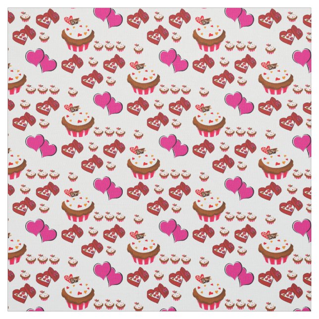 Valentine's Day Fabric (Swatch)