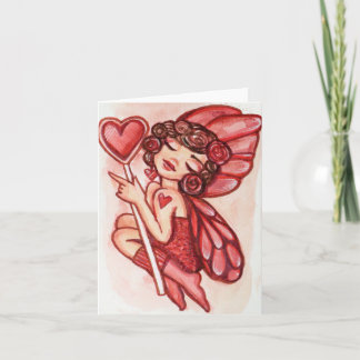Valentine's Day Fairy                              Card