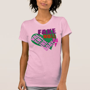Valentines Day Fake Holiday Womens T-Shirt