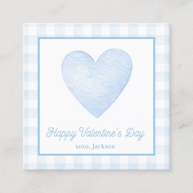 Valentine's Day Favor Tag (Front)