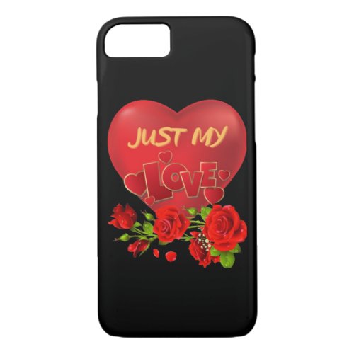 Valentines Day February 14th love affection r iPhone 87 Case