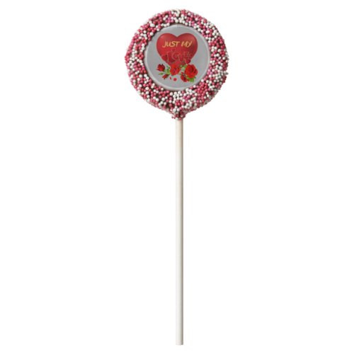 Valentines Day February 14th love affection r Chocolate Covered Oreo Pop