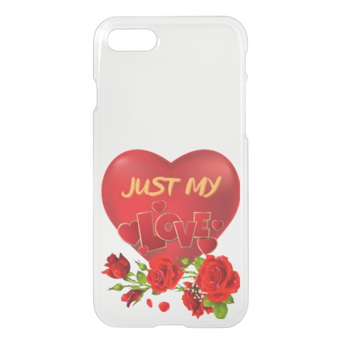 Valentines Day February 14th love affection r iPhone SE87 Case