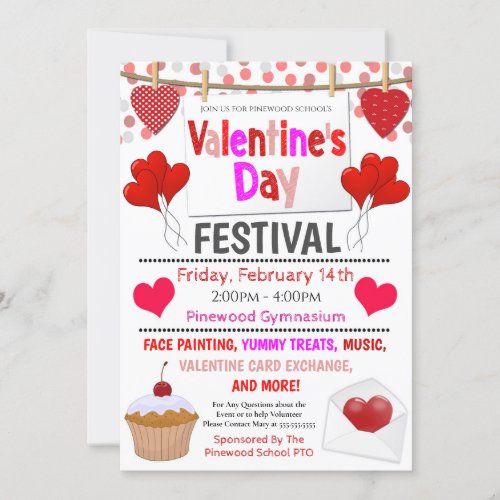 Valentines Day Festival Invitation