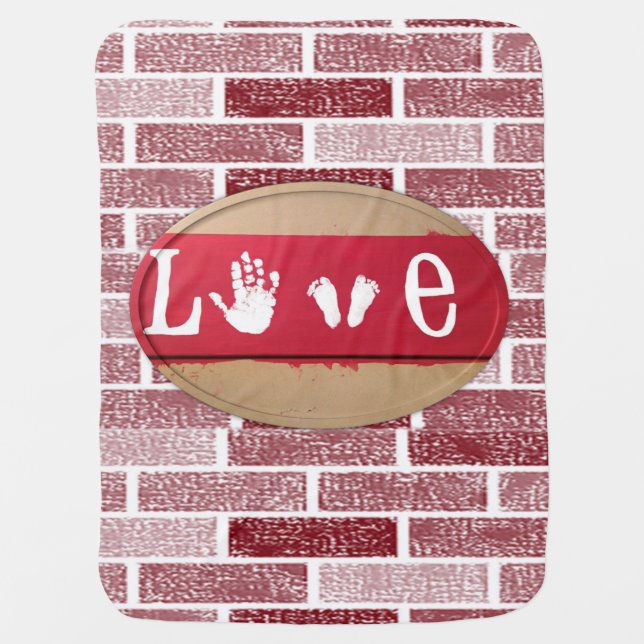 Valentine's Day Fleece Blanket love (Front)