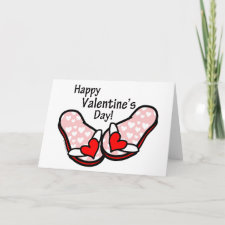 Valentine's Day Flip Flops Cards