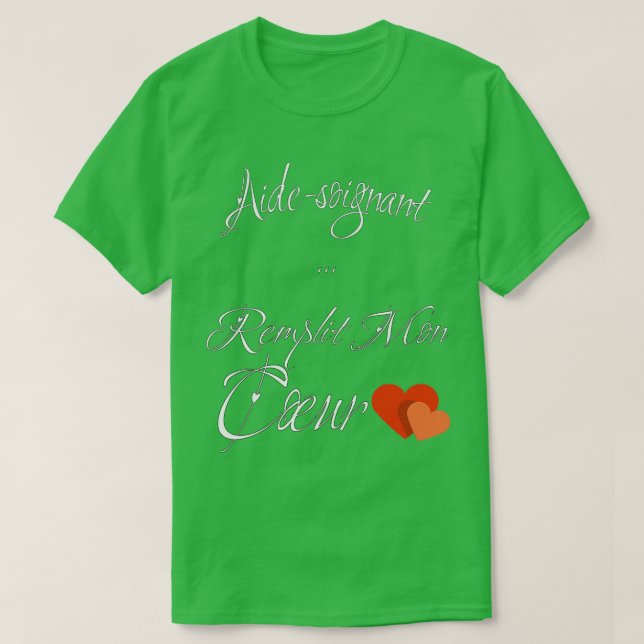 Valentines Day For Caregiver Funny Gift Caregiver  T-Shirt (Design Front)