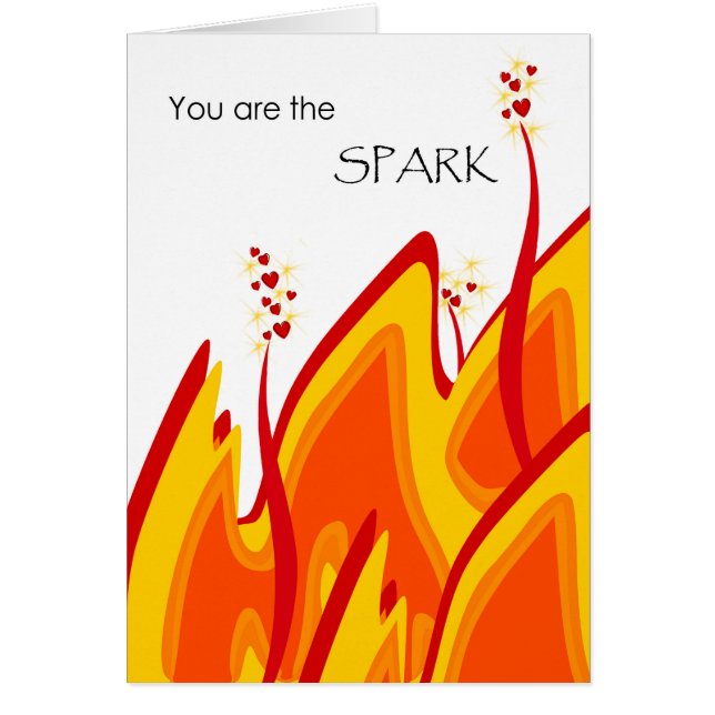 Valentine's Day for Girlfriend You are the SPARK (Front)