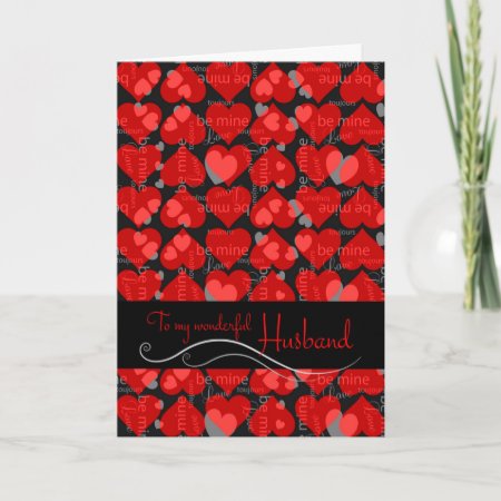 Valentine's Day For Husband Card