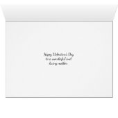 Valentine's Day for Mom, Cute Poodle Silhouette (Inside Horizontal (Bottom))