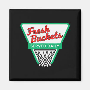 Valentines Day Fresh Buckets Served Daily - Basket Magnet