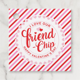 Valentine's Day Friend-Chip Favor Tags