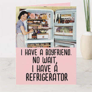 VALENTINE'S DAY FRIEND RETRO WIFE FUNNY GREETING CARD