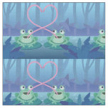 valentines day frog lovers fabric