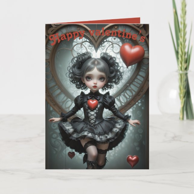 Valentines Day fully customizable, cute hearts  Card (Front)