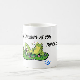 Valentine's Day  Funny Love Kiss Frog Coffee Mug