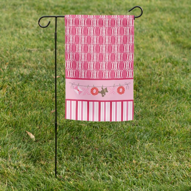 Valentine's Day Garden Flag (In SItu)