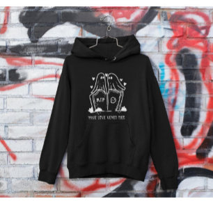 Valentine's Day Ghost ,True Love Never Dies Hoodie