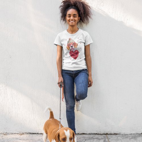 Valentines Day Gift Beagle Dog T_Shirt