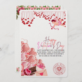Valentine's day gift card
