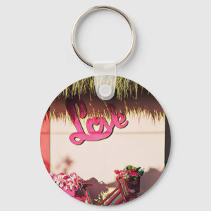 Valentine's day gift for bikers keychain