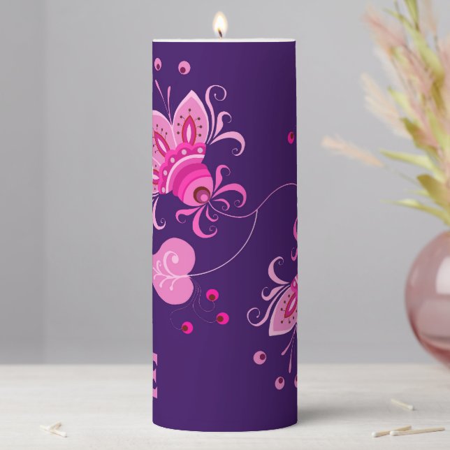 VALENTINE'S DAY GIFT FOR GIRLFRIEND, WIFE, HUSBAND PILLAR CANDLE (In Situ)