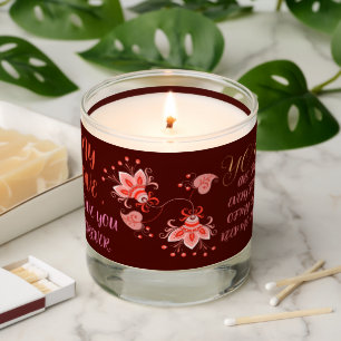 VALENTINE'S DAY GIFT FOR GIRLFRIEND, WIFE, HUSBAND SCENTED CANDLE