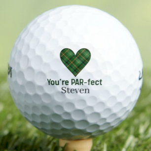Valentine's Day Gift Husband, Heart PAR-fect Love Golf Balls