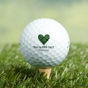 Valentine's Day Gift Husband, Heart PAR-fect Love Golf Balls
